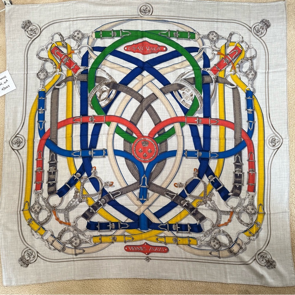 Hermès "Cavalcadour" shawl
